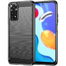 Forcell Husa TPU Forcell Carbon pentru Xiaomi Redmi Note 11 / Xiaomi Redmi Note 11S, Neagra