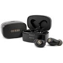 Guess Guess GUTWSJL4GBK TWS Bluetooth headphones + black/black 4G docking station