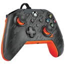 PDP PDP Wired Controller - Atomic Carbon, Gamepad (anthracite/orange, for Xbox Series X|S, Xbox One, PC)