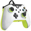 PDP PDP Wired Controller - Electric White, Gamepad (white/neon green, for Xbox Series X|S, Xbox One, PC)