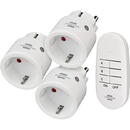 Brennenstuhl Brennenstuhl Comfort-Line radio set Mini 3+1, switchable socket (white)