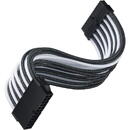 Silverstone Technology SilverStone ATX extension cable SST-PP07E-MBBW (black/white, 30cm)