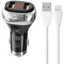 Ldnio LDNIO C2 2USB Car charger + Lightning Cable