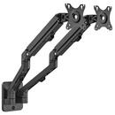 Gembird Gembird MA-WA2-01 monitor mount / stand 68.6 cm (27") Black Wall