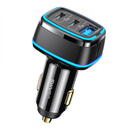 Usams Incarcator Auto 2x Type-C, USB, 105W, 4A - USAMS C24 (US-CC141) - Black