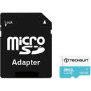 Techsuit Card de Memorie MicroSDHC 16GB + Adaptor - Techsuit - Black