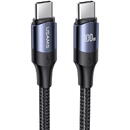 Usams Cablu de Date Type-C la Type-C 100W, PD, Fast Charge, 1.2m - USAMS U71 (US-SJ524) - Black