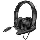 Hoco Casti Gaming Jack 3.5mm - Hoco Magic tour (W103) - Black