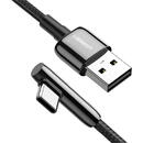 UGREEN Cablu de Date USB la Type-C, 2m - Ugreen Zinc Alloy Shell (70415) - Black