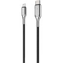 CYGNETT Cable USB-C to Lightning Cygnett Armoured 12W 1m (black)