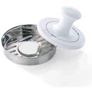 Gefu GEFU SPARK hamburger press Stainless steel, White Porcelain, Stainless steel