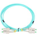 EXTRALINK Extralink SC/APC-SC/APC | Patchcord | Multi Mode, OM3, Duplex, 3mm, 1m