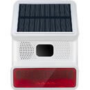 PGST Wireless outdoor solar powered strobe light siren PE-523 PGST