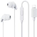 Remax Earphones Remax RM-518i, Lightning, 1.2m (white)