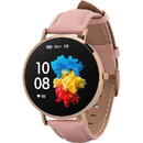 Garett Electronics Smartwatch Garett Verona Auriu/Roz,Compatibilitate cu Android și iOS,monitor de ritm cardiac,Notificări de apel și SMS, 360x360 pixeli, 1.3"