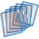Tarifold Buzunare prezentare pentru display, A4, (10 buc/set), rama metalica, TARIFOLD - albastru