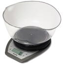 Salter Salter 1024 SVDR14 Electronic Kitchen Scales with Dual Pour Mixing Bowl silver