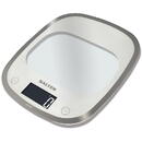 Salter Salter 1050 WHDR White Curve Glass Electronic Digital Kitchen Scales