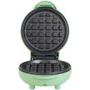 Petra PT4214GRNVDEEU7 Mini Waffle Maker,Verde,placa antiaderenta