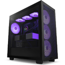 NZXT H7 Flow RGB Middle Tower ATX Fara Sursa Negru