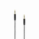 SBOX Sbox AUX Cable 3.5mm to 3.5mm Blackberry Black 3535-1.5B