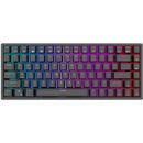 Royal Kludge Tastatura mecanica RK84 RGB comutator rosu Negru