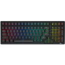 Royal Kludge Tastatura mecanica RK98 RGB comutator rosu Negru