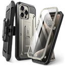 Supcase Husa pentru iPhone 15 Pro - Supcase Unicorn Beetle Pro - Titan Gray