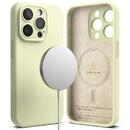 Ringke Husa pentru iPhone 15 Pro Max - Ringke Silicone Magnetic - Sunny Lime