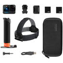 GoPro Bundle Camera de actiune GoPro Hero12 Black 5.3K60 +baterie+prindere cap+monopied flotabil