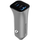 Ricomm Car Charger 38W Ricomm RA381 1xUSB-A, 1xUSB-C