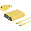 Realpower PB-10000 10000 mAh Li-ion USB, USB-C® Yellow