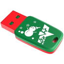 NETAC U197 mini X-mas, 64GB, USB2.0, NT03U197N-064G-20RG