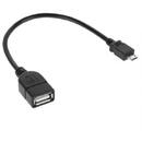 Ted Electric Cablu USB mama la micro USB tata OTG 0,2ml TED500413 - PM1