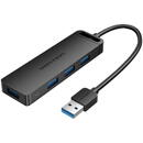 Vention Vention Adapter Hub, CHLBD, 4x USB 3.0 + MicroUSB Power 5Gbps 0,5m