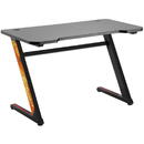 nano RS NanoRS RS120 Gaming Computer Desk, Modern Design, Light and Stable ( 50kg max load), Black & Orange,