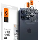 SPIGEN Spigen Optik.tR EZ Fit Camera Protector for iPhone 14 Pro / Pro Max / 15 Pro / Pro Max - Titanium Blue 2 pcs.