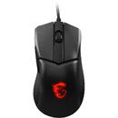 MSI Mouse de gaming cu fir GM31, 12000dpi, USB, optic, Negru