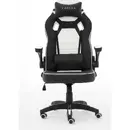 Raptor Gaming Stuhl GS-50 PU  , Negru / Alb