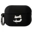 Karl Lagerfeld Karl Lagerfeld KLAP2RUNCHK AirPods Pro 2 cover black/black Silicone Choupette Head 3D