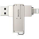 Yesido Yesido - Memory Stick (FL16) - OTG, USB, Lightning, 5Gbps, 256GB - Silver
