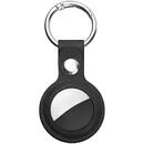Techsuit Husa pentru AirTag - Techsuit Secure Leather Holder (SLH1) - Black