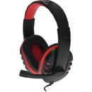 rebeltec Casti cu microfon, over-ear RBLSLU00032, cu fir, Rosu