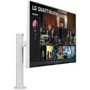 LG LG 32SQ780S-W - 31.5" | VA | 4K | HDMI, USB-C | Głośniki 2 x 5 W | Pivot, obrót, pochył, wysokość | VESA 100
