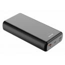 Swissten Swissten Power Line 30000 mAh 20W Power Delivery czarny