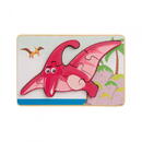 MomKi PUZZLE DIN LEMN PTERODACTIL, 8 PIESE