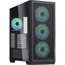 APNX APNX C1 Mid-Tower ATX Case, Tempered Glass - black