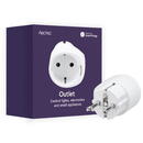 Aeotec Priza Aeotec (Smart Plug) Tip F, cu contor de putere, compatibil SmartThings, cu protocol Zigbee 3.0 (GP-AEOWPFEU)