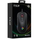 cian technology INCA Gaming Maus IMG-GT14-USB, SW, Negru