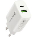 everActive CHARGER USB/USB-C QC3.0 25W WHITE